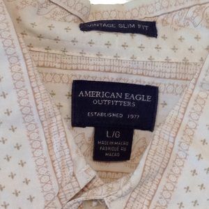 Vintage slim fit button down